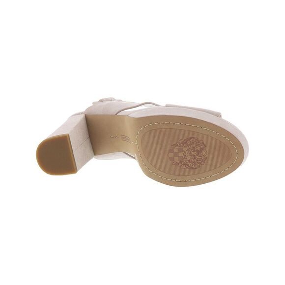 VINCE CAMUTO Womens Beige 1" Platform  Jeangel Leather Slingback Sandal 9.5 M - Picture 3 of 3